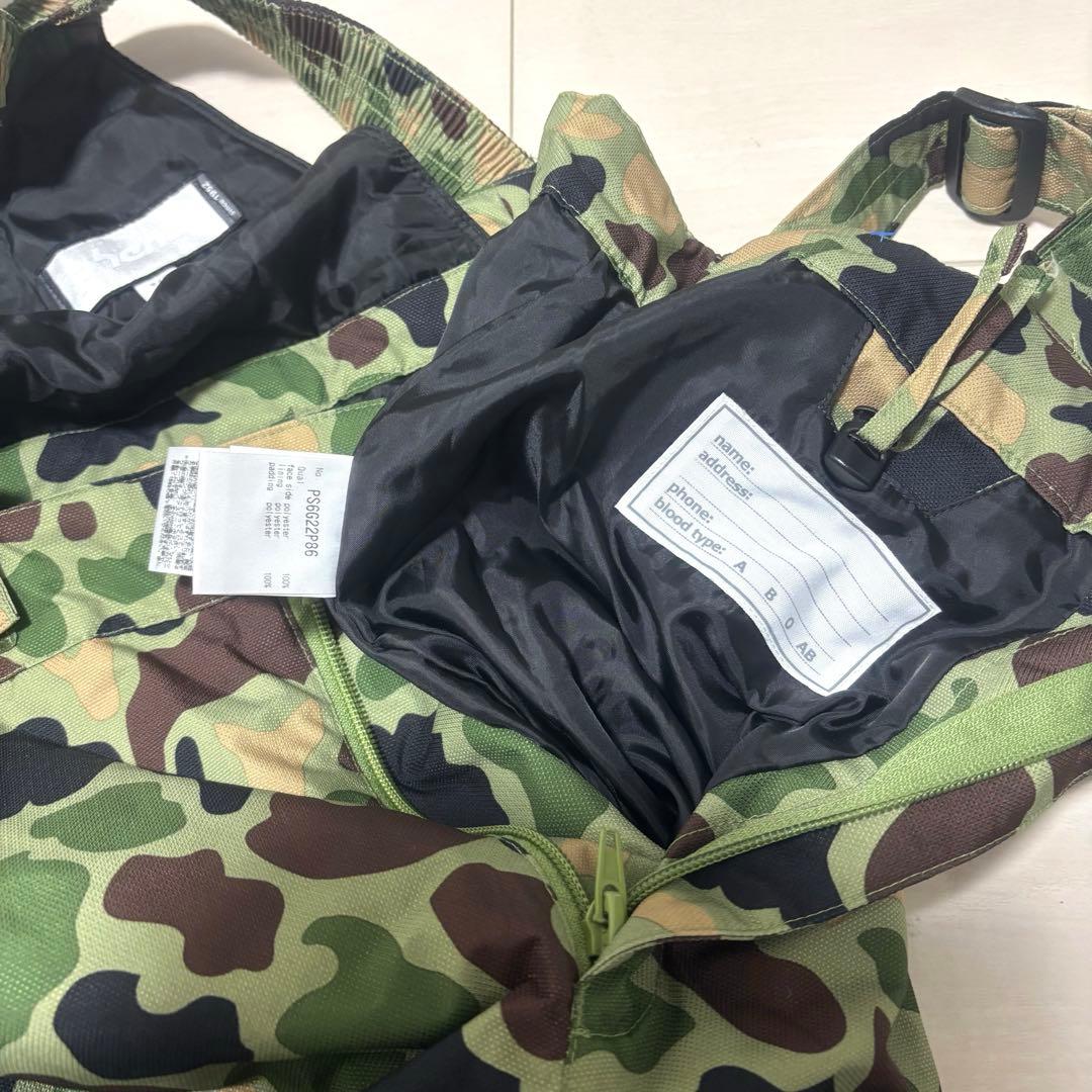 phenix ジュニアスキーウェア 上下 迷彩 カモ