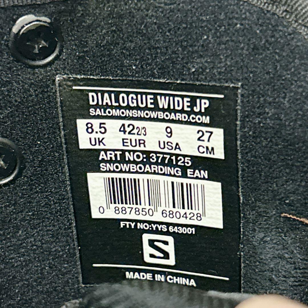 SALOMON スノボブーツ DIALOGUE WIDE JP 27.0cm