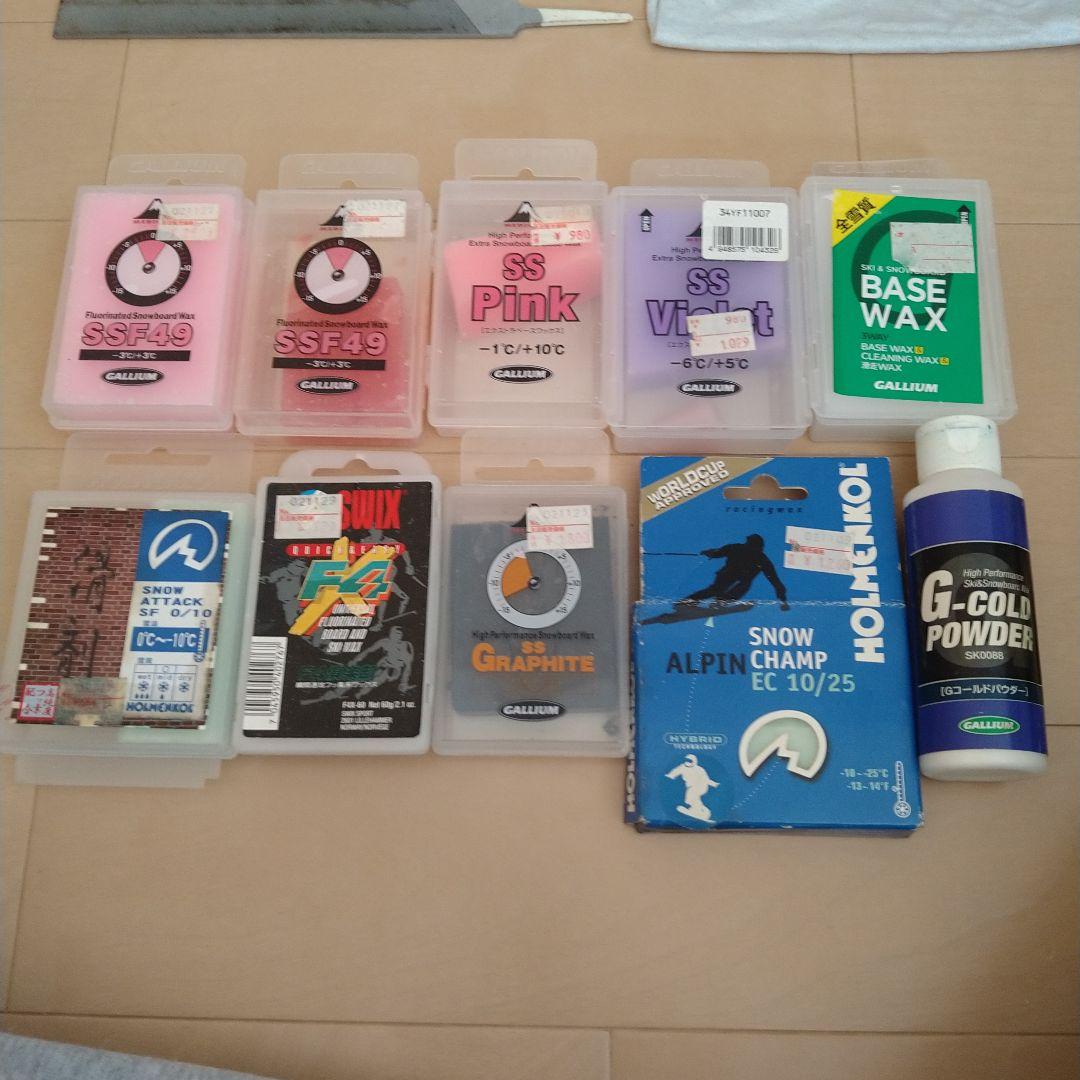 スキー、スノーボード用ワックス・ツールセット