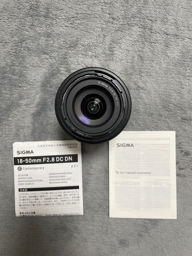 SIGMA 18-50mmF2.8DCDN Contemporary Lマウント