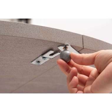 【メーカー直送】東谷 GDT-11SSフォールディングラウンドテーブル ベージュ