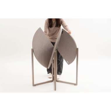 【メーカー直送】東谷 GDT-11SSフォールディングラウンドテーブル ベージュ