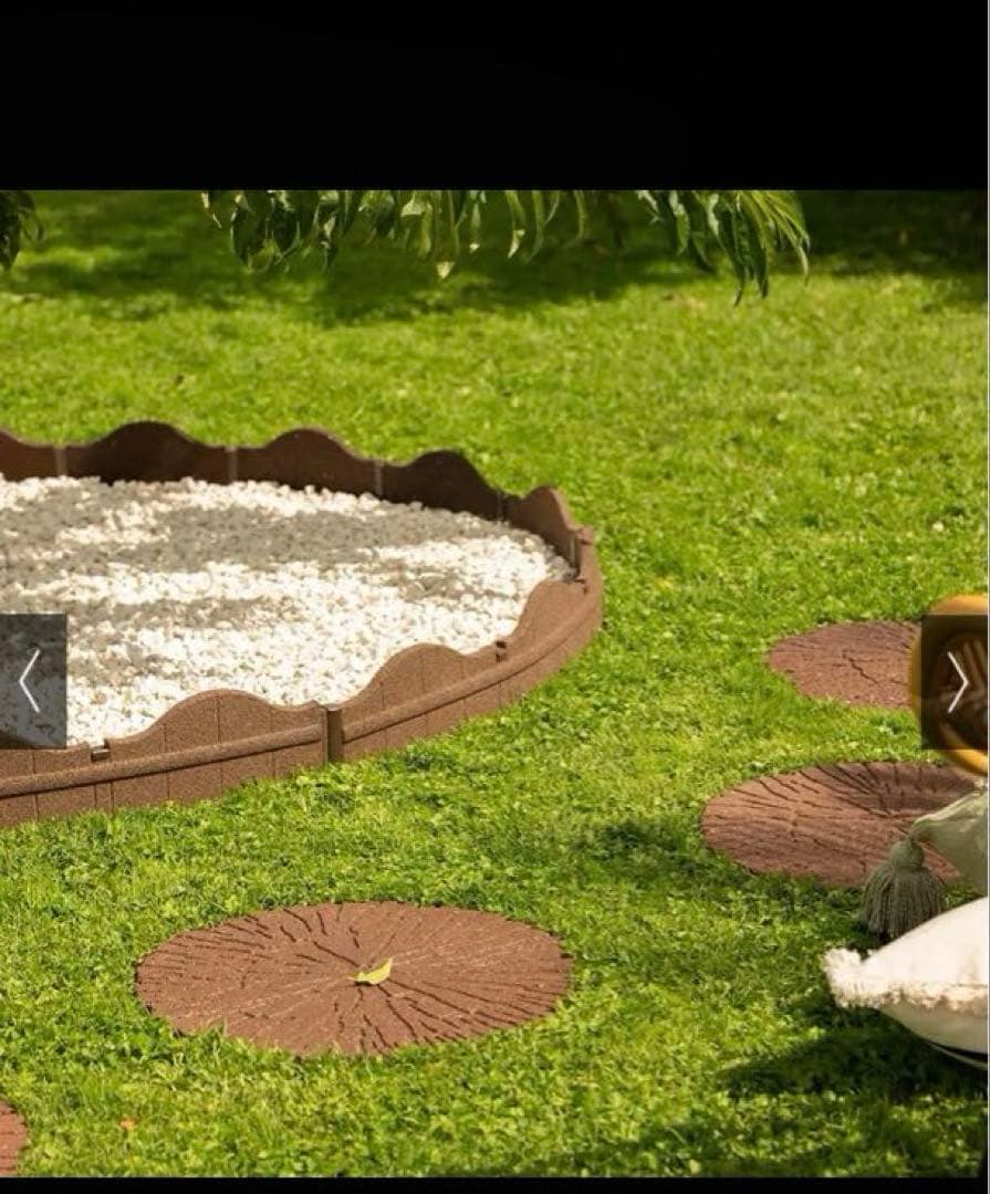 カナダ　自由に曲がるエッジング