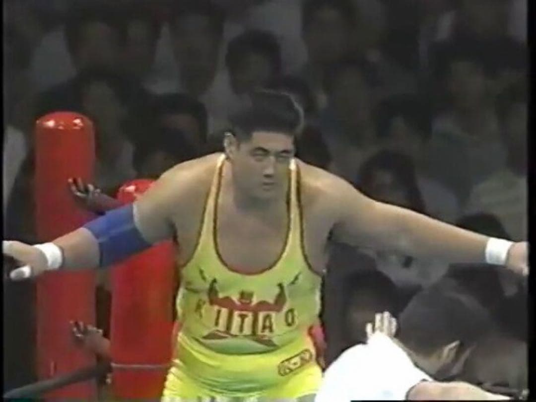 北尾光司　プロレス　Tシャツ 90s ビンテージ　シングルステッチ　横綱