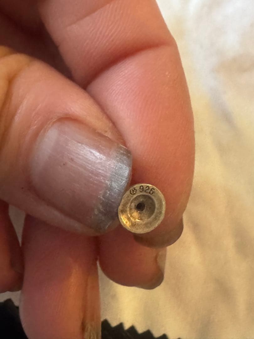 クロムハーツ　クロスベビーファットドロップピアス