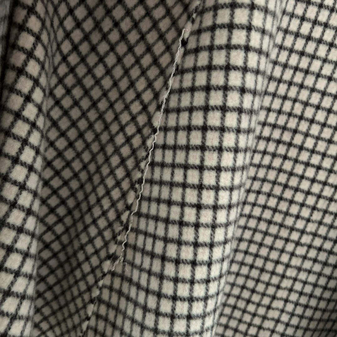 ANAYI チェック柄 ポンチョ