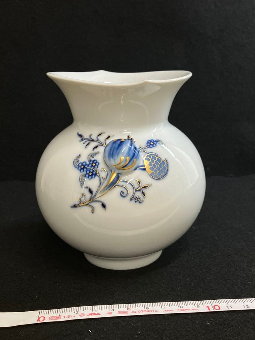 ✨超希少￼✨未使用 マイセン 280周年限定 ブルーオニオン 花瓶 完売品★