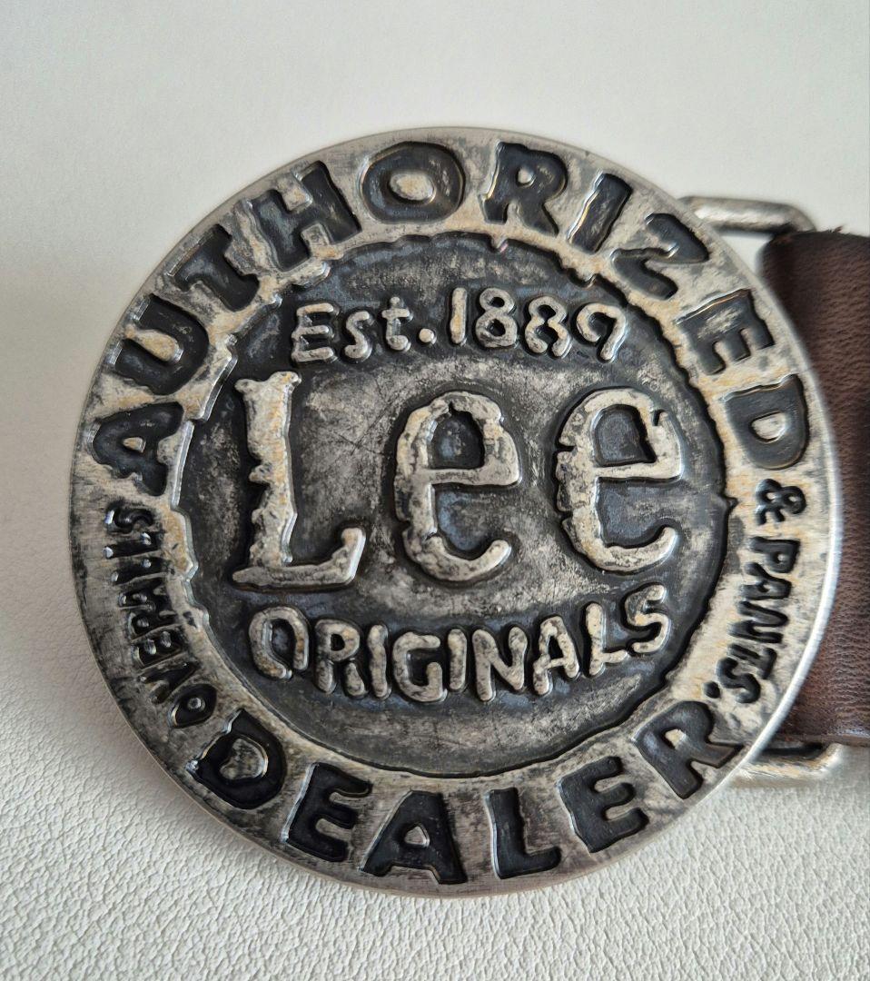 (鬼太郎　プロフ見てください！)Lee ヴィンテージ レザーベルト