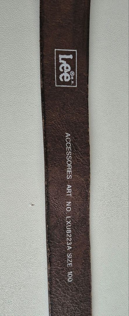 (鬼太郎　プロフ見てください！)Lee ヴィンテージ レザーベルト