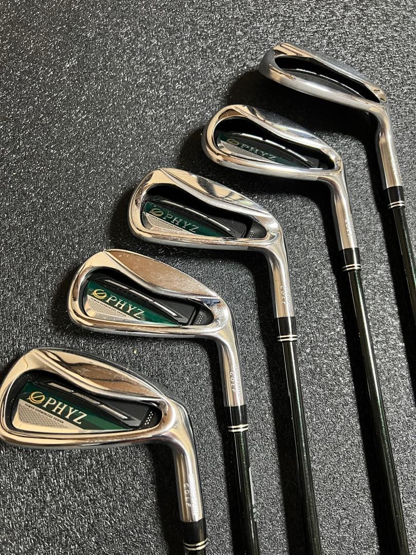 使用回数数回 PHYZ メンズクラブセット 8本 パター付き フレックスR　美品