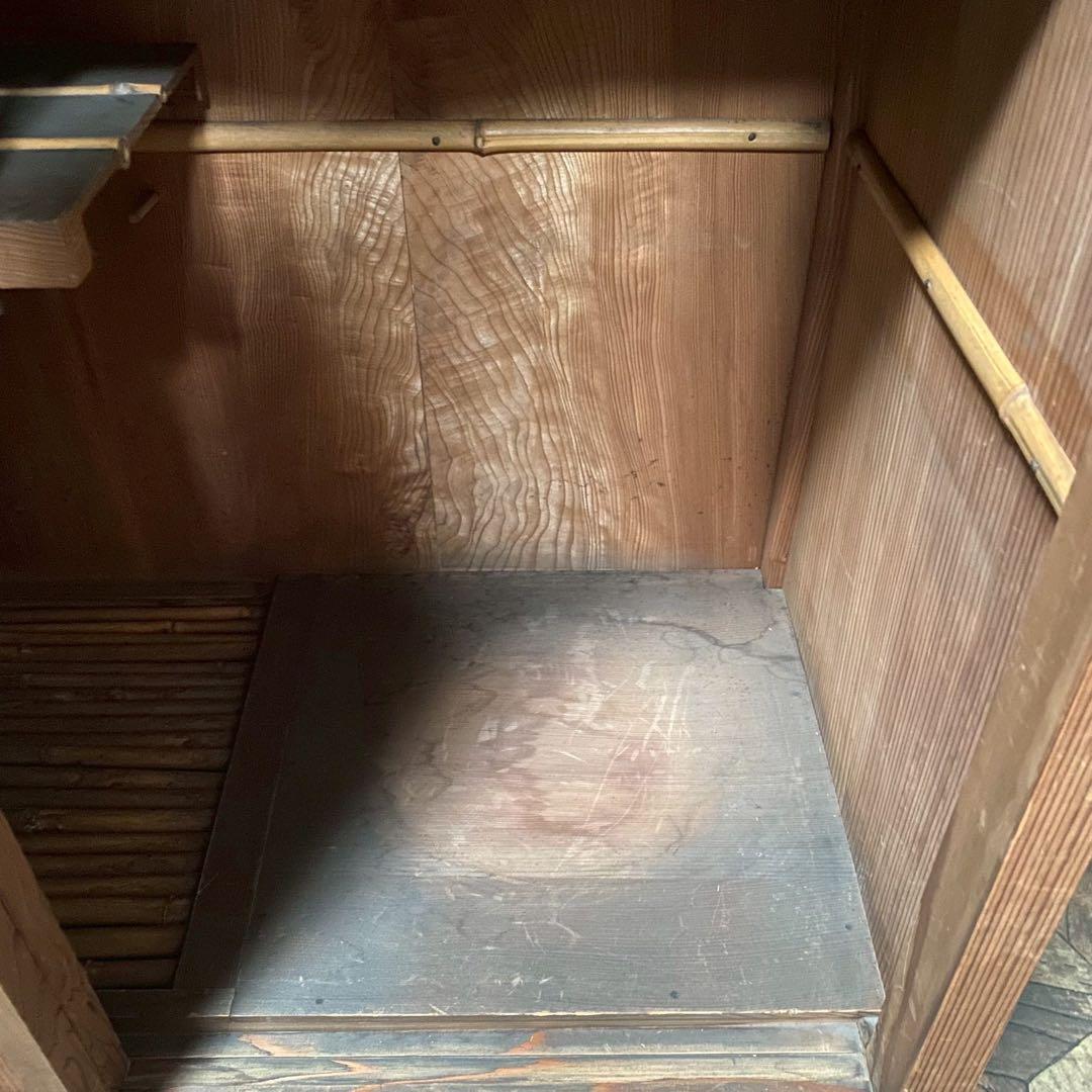 茶箪笥 和 インテリア 茶道具 昭和レトロ 当時物 棚