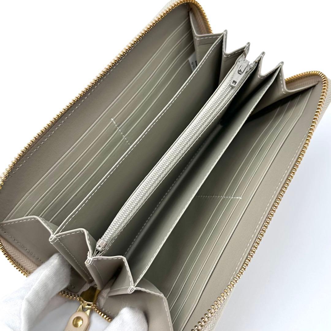 未使用品✨浅草文庫 ハローキティの吉祥宝づくし 長財布 牛革 ラウンド長財布