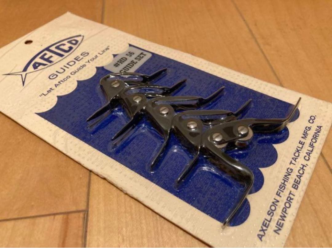 【半値】AFTCO アフコ ローラーガイドセット黒 HD56 怪魚自作ロッド竿