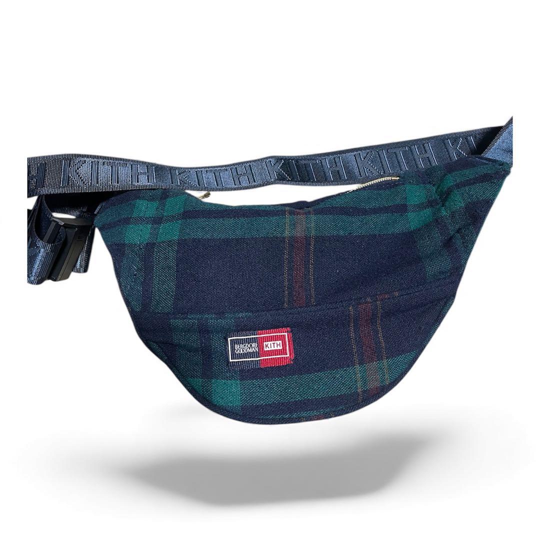 KITH ボディバッグ　チェック柄