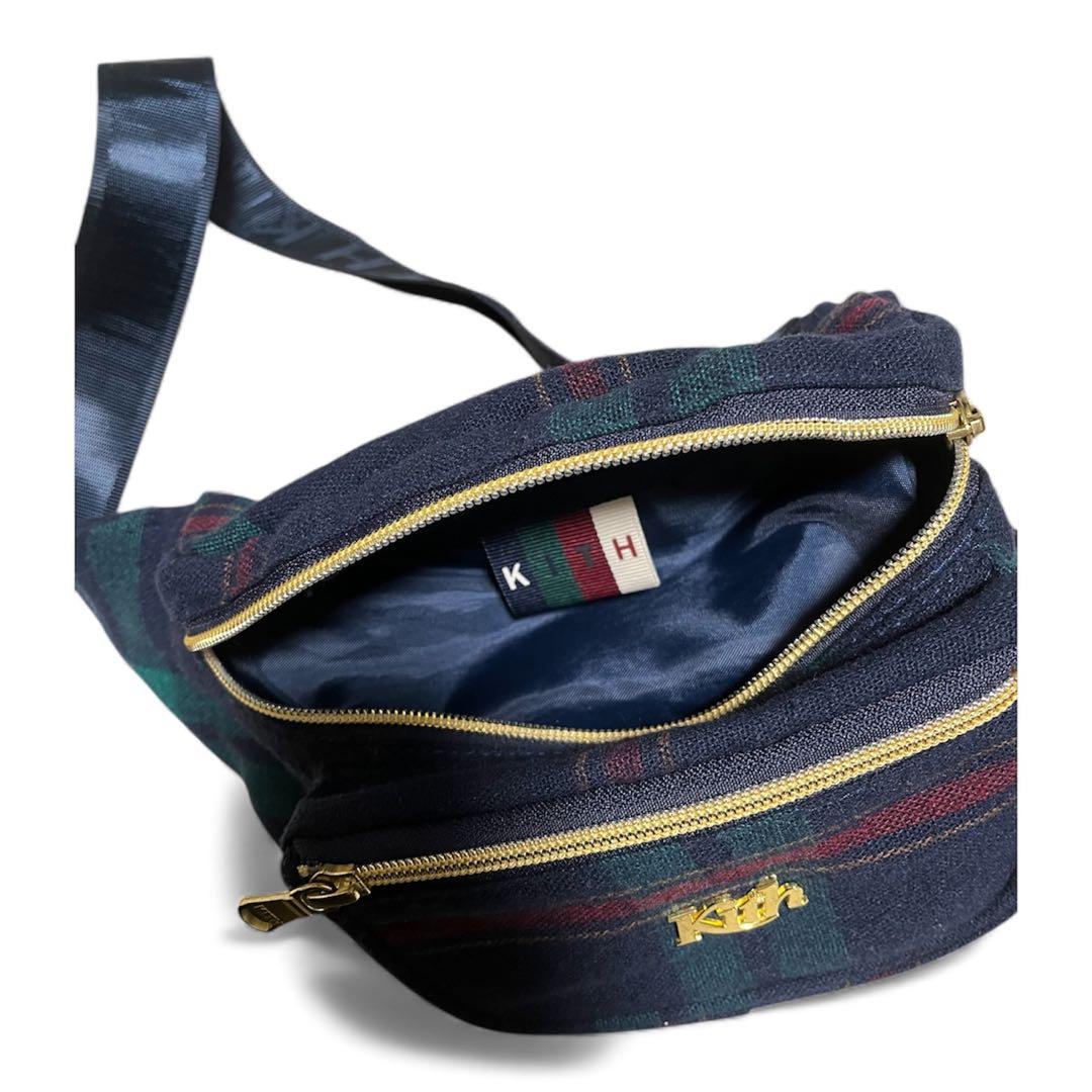 KITH ボディバッグ　チェック柄