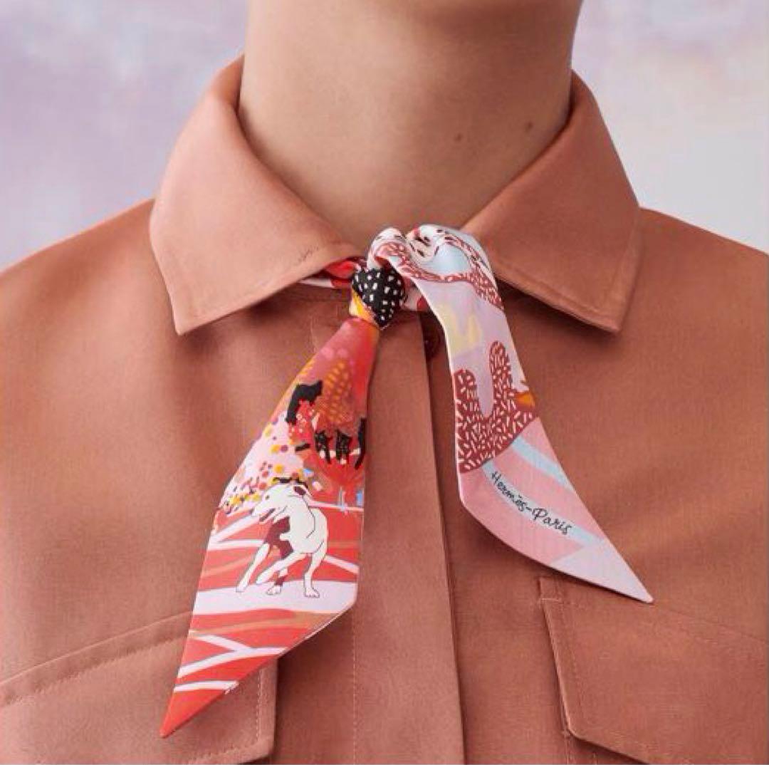 HERMES エルメス ツイリー 【EN LIBERTE ! 自由に！】 2本