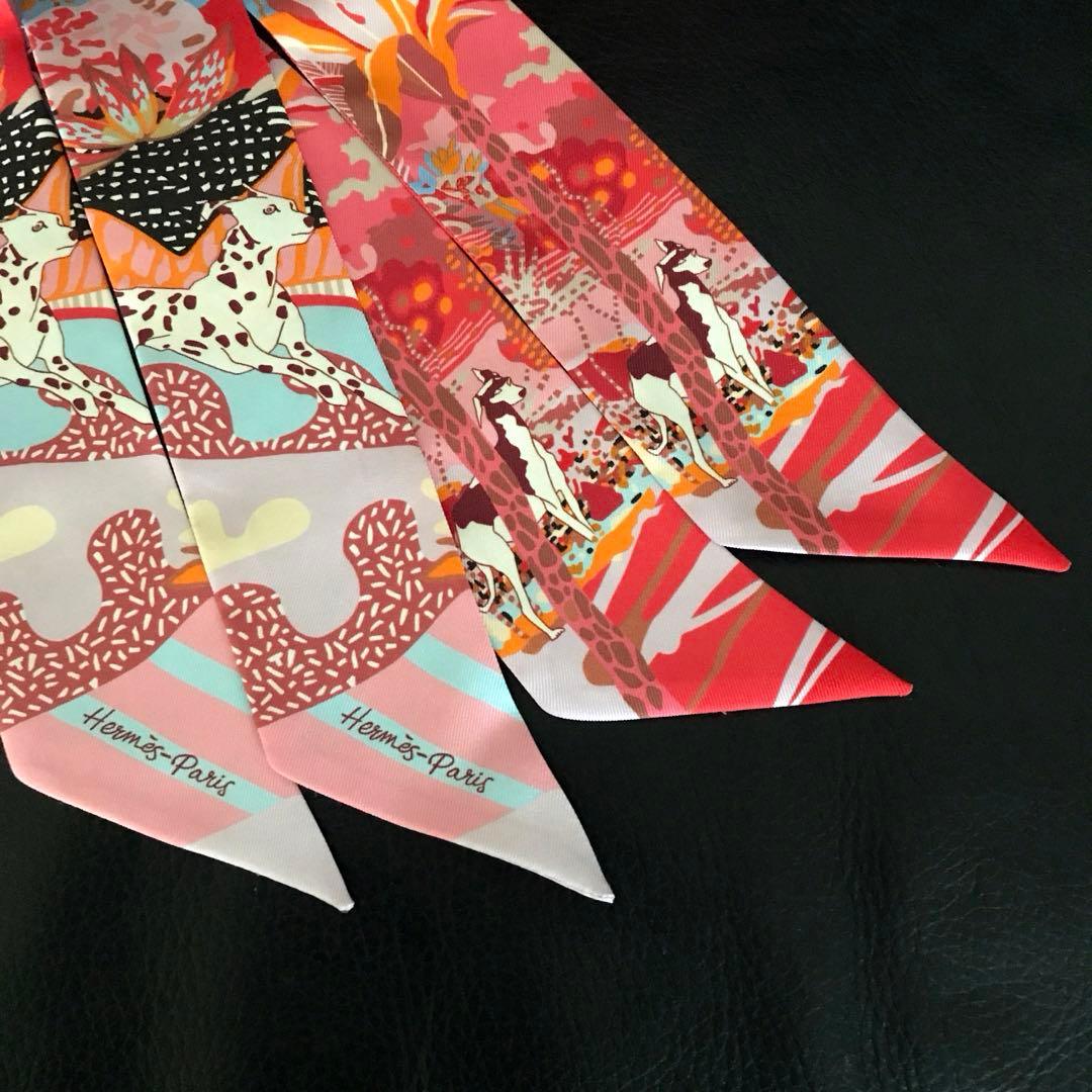 HERMES エルメス ツイリー 【EN LIBERTE ! 自由に！】 2本