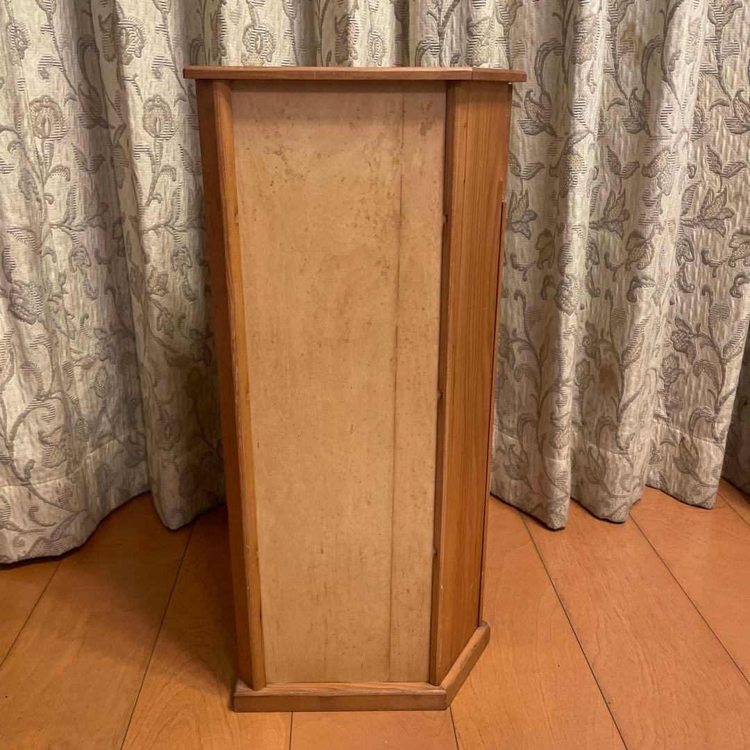 高さ54cm 奥行き24cm トイレ収納等に最適トライアングルストレージ