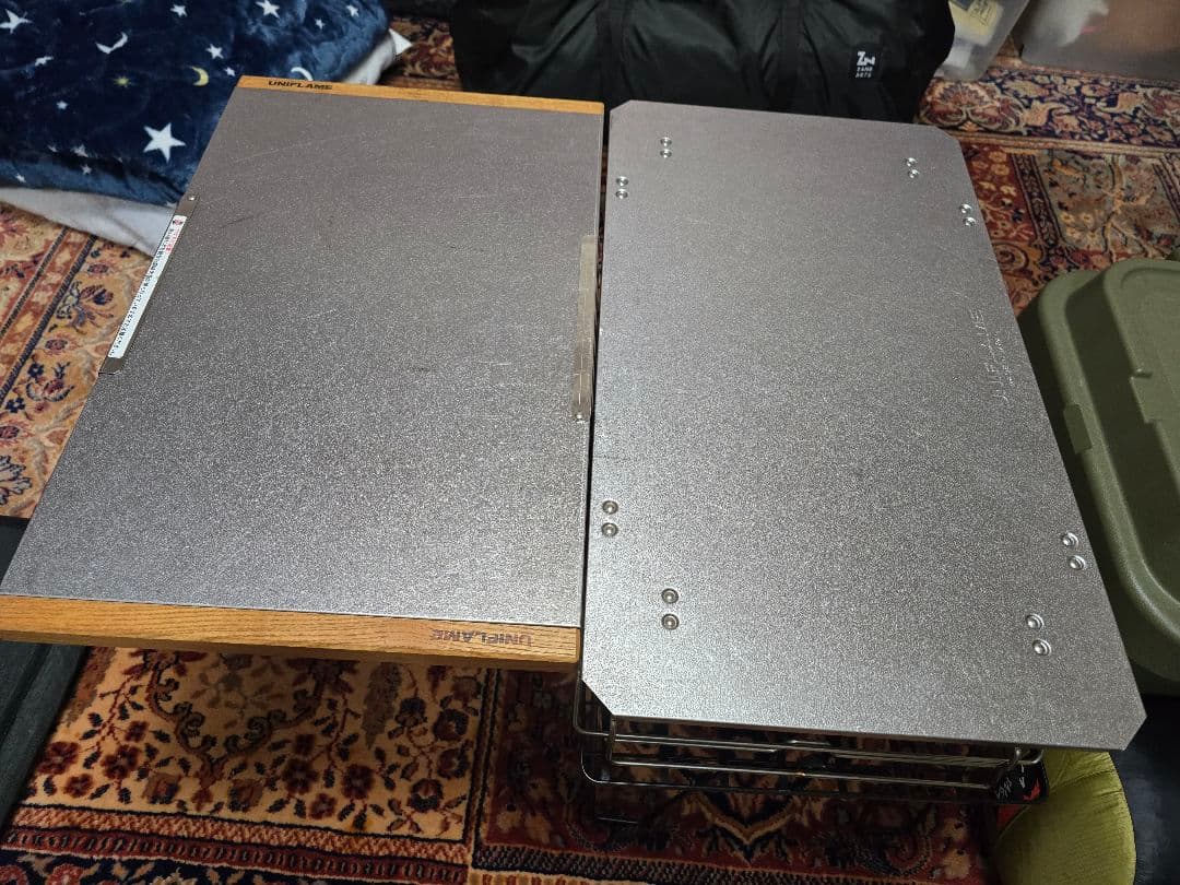 ユニフレーム 焚き火テーブル　フィールドラック2枚　ケースのセット