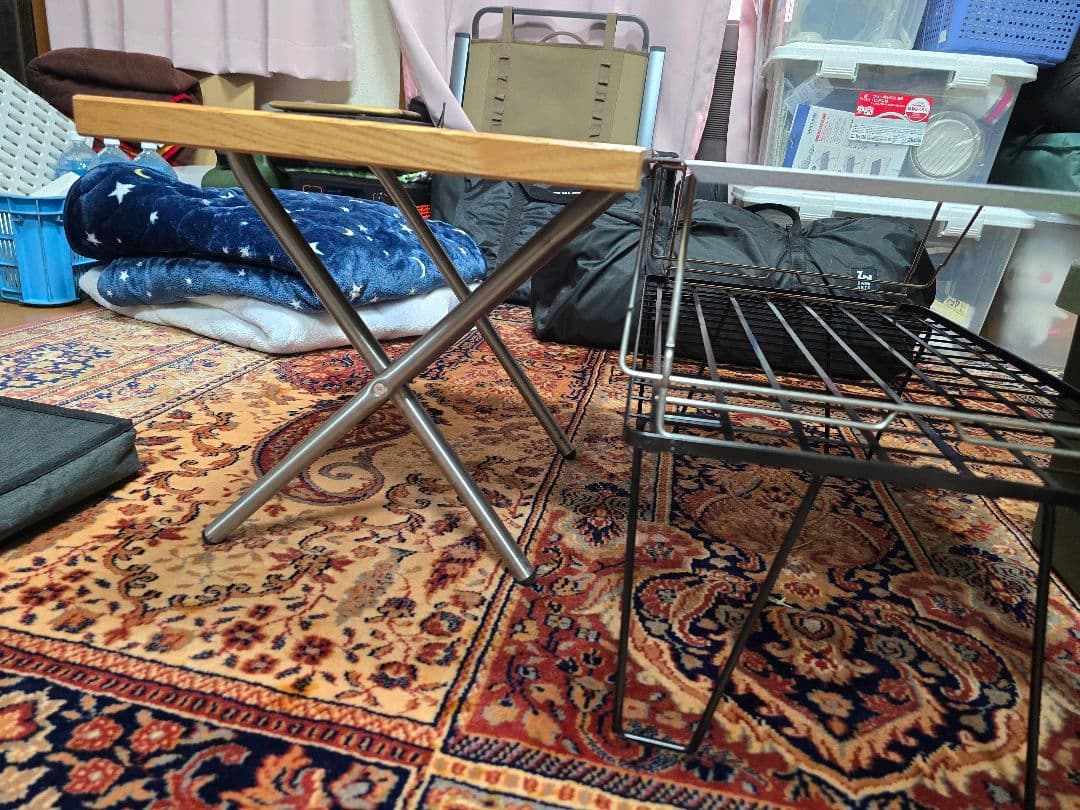 ユニフレーム 焚き火テーブル　フィールドラック2枚　ケースのセット