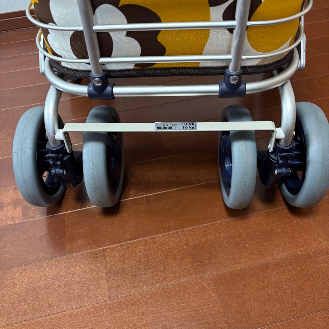 【美品】ユーバ産業株式会社　シルバーカー　ワイヤーカート　 スワレル　専用バッグ