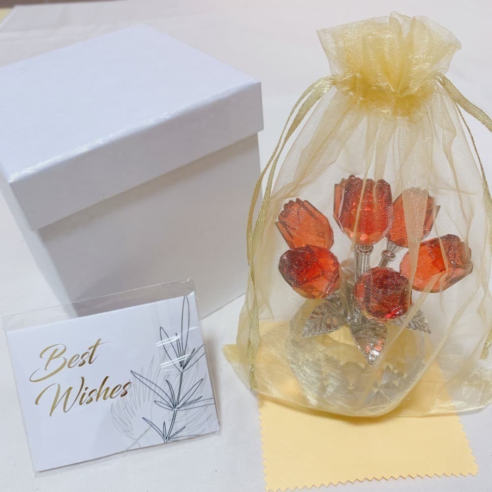 プレゼント クリスタル バラ 枯れない 花 薔薇 ギフト 結婚祝い 記念日 女性