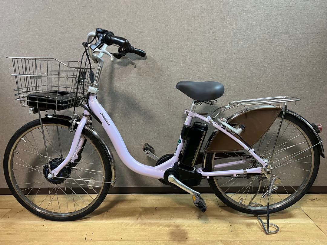 美品 ブリヂストン電動自転車、バッテリーB400 (14.3～14.6Ah相当)