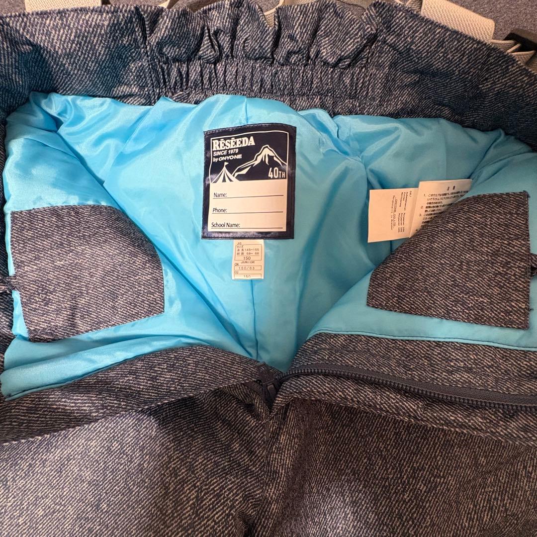 RESEEDA 子ども用スキーウェア 黒/青