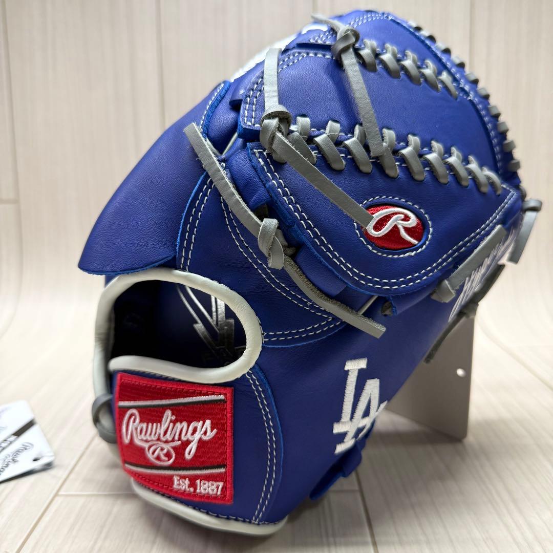 ローリングス　一般軟式ハイパーテックMLB TEAM　ドジャース　投手用　右投げ