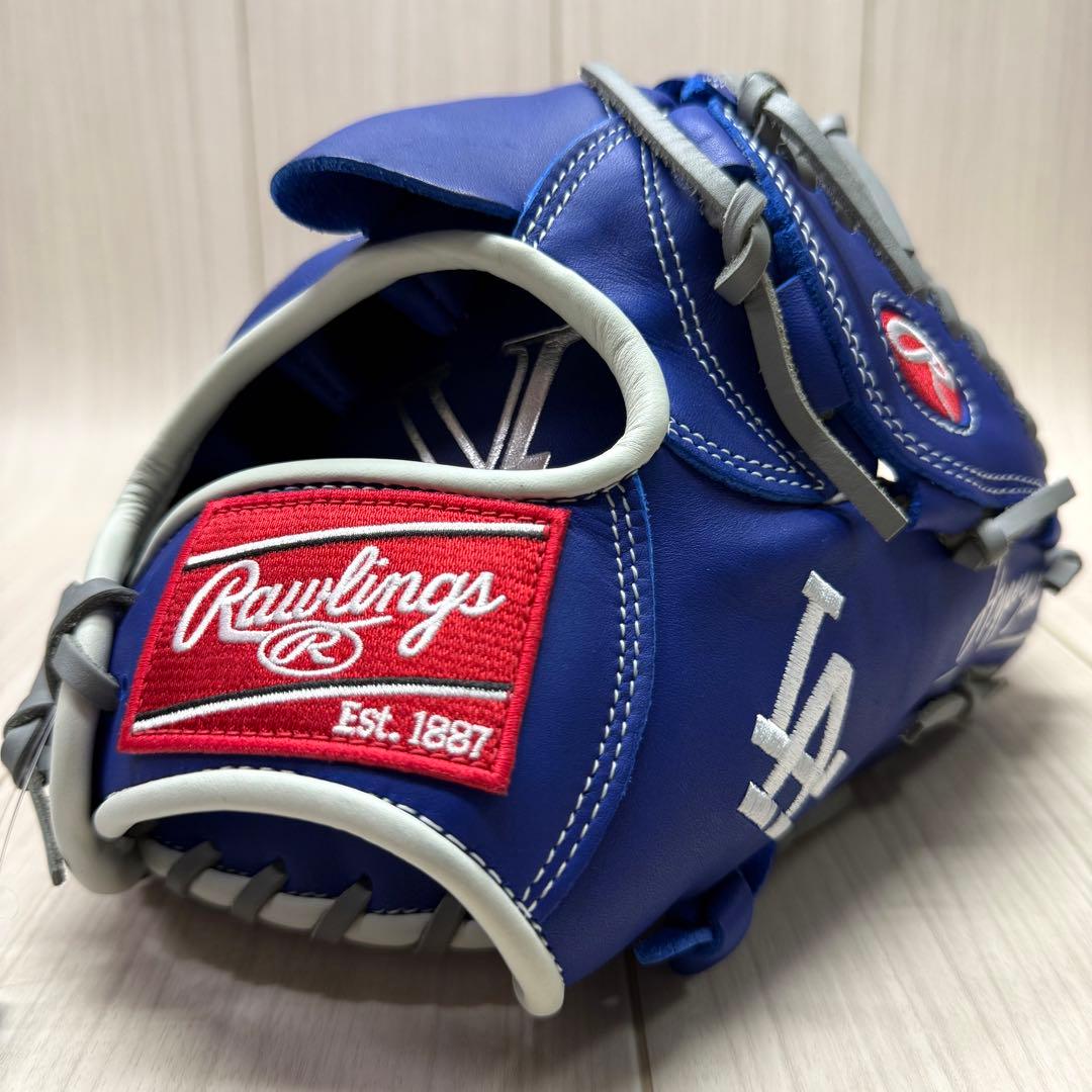 ローリングス　一般軟式ハイパーテックMLB TEAM　ドジャース　投手用　右投げ