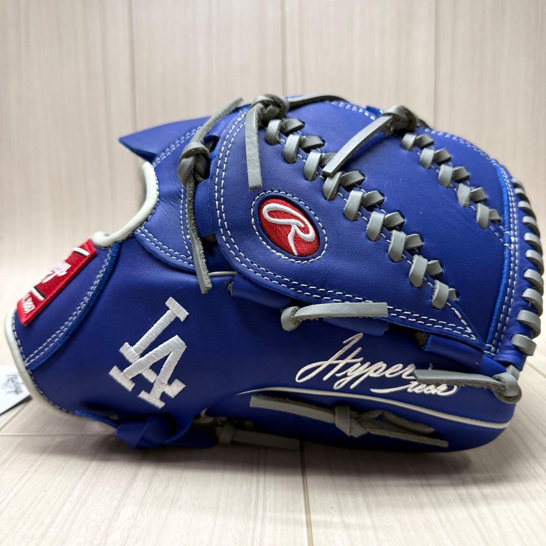 ローリングス　一般軟式ハイパーテックMLB TEAM　ドジャース　投手用　右投げ