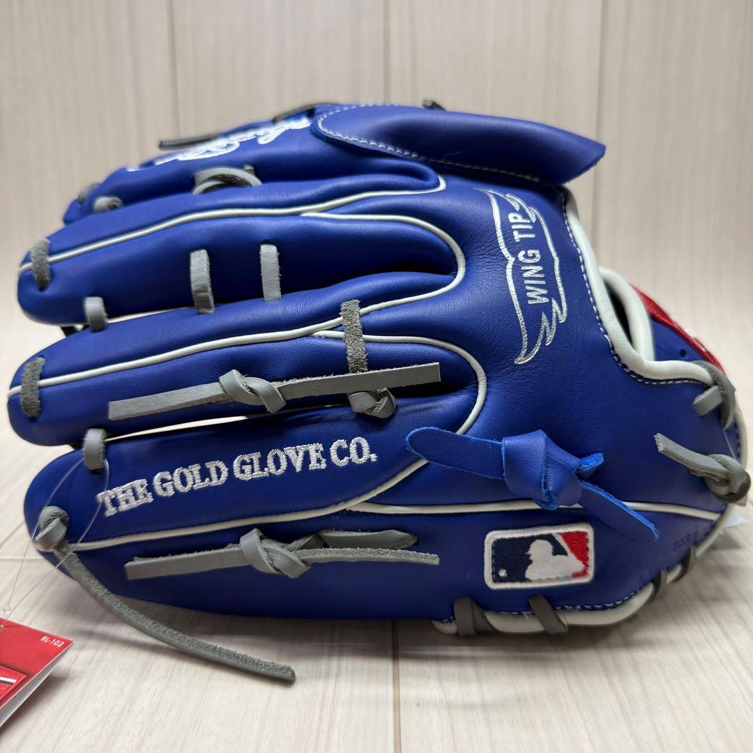 ローリングス　一般軟式ハイパーテックMLB TEAM　ドジャース　投手用　右投げ