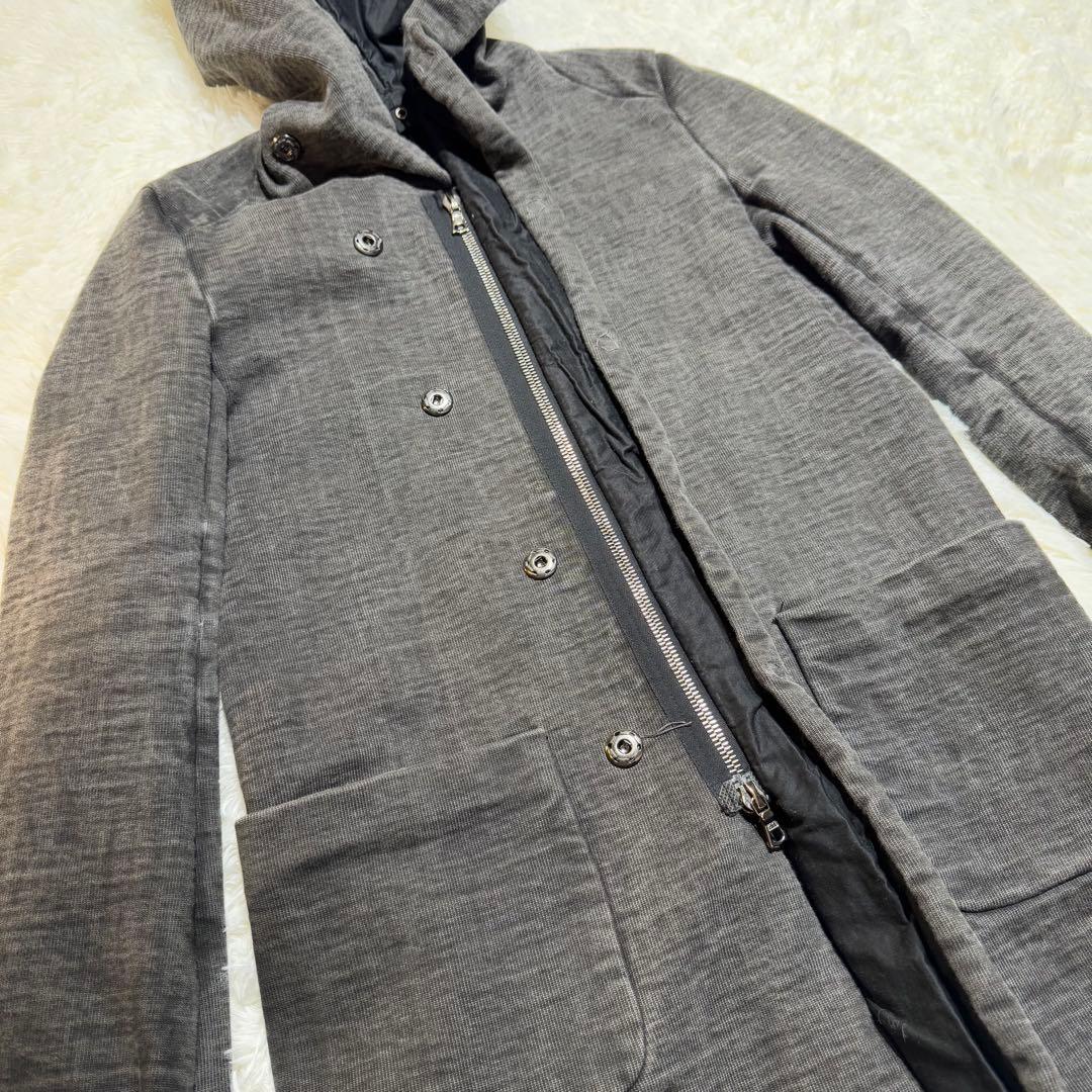 極美品】wjk Big hood coat - EX heavy jersey - メルカリ