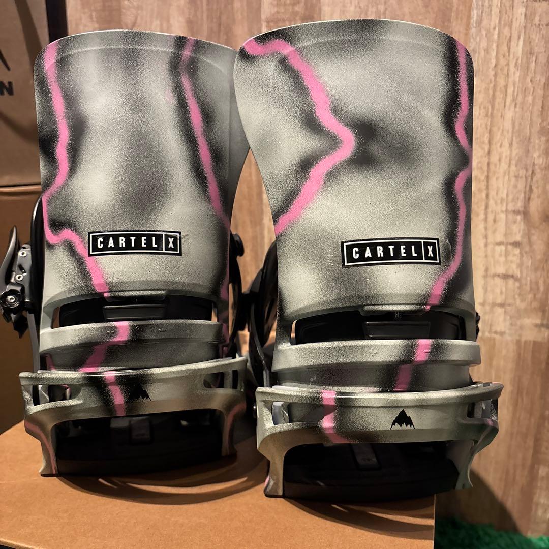 極美品 バートン BURTON CARTEL X Grey Pink