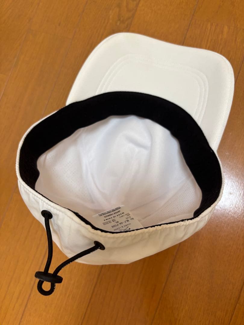 MARK & LONA ホワイト スカルロゴ キャップ