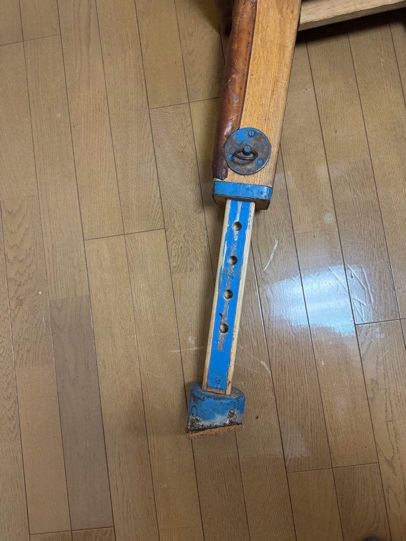 レザー フラットベンチ 高さ調整可能