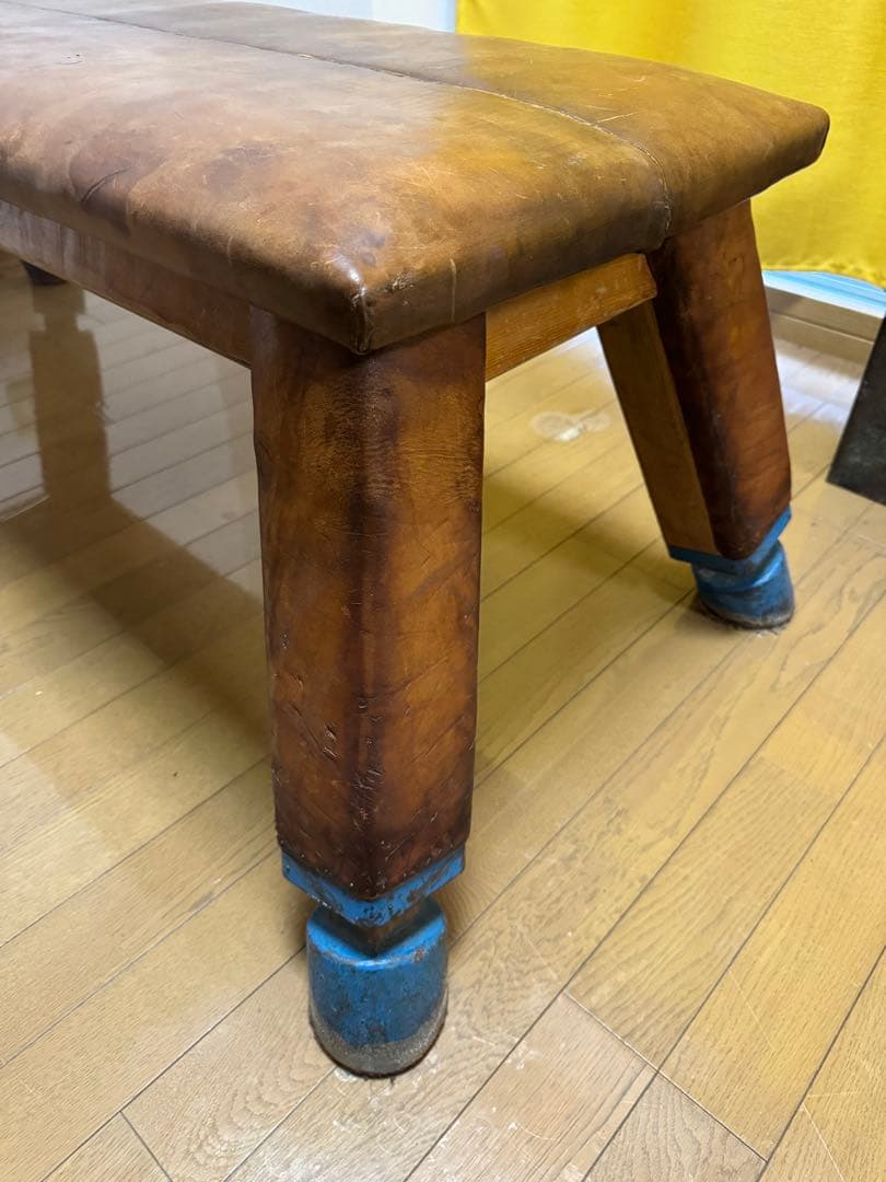 レザー フラットベンチ 高さ調整可能