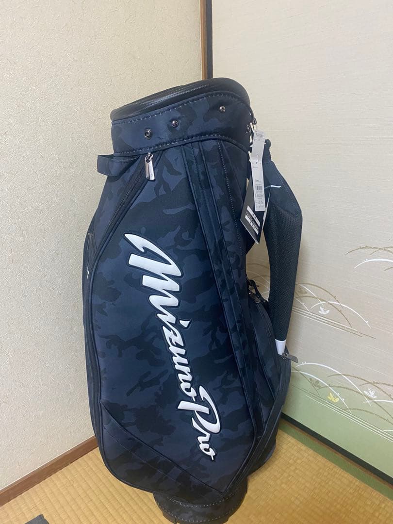 Mizuno Pro ブラック迷彩 キャディバッグ新品未使用