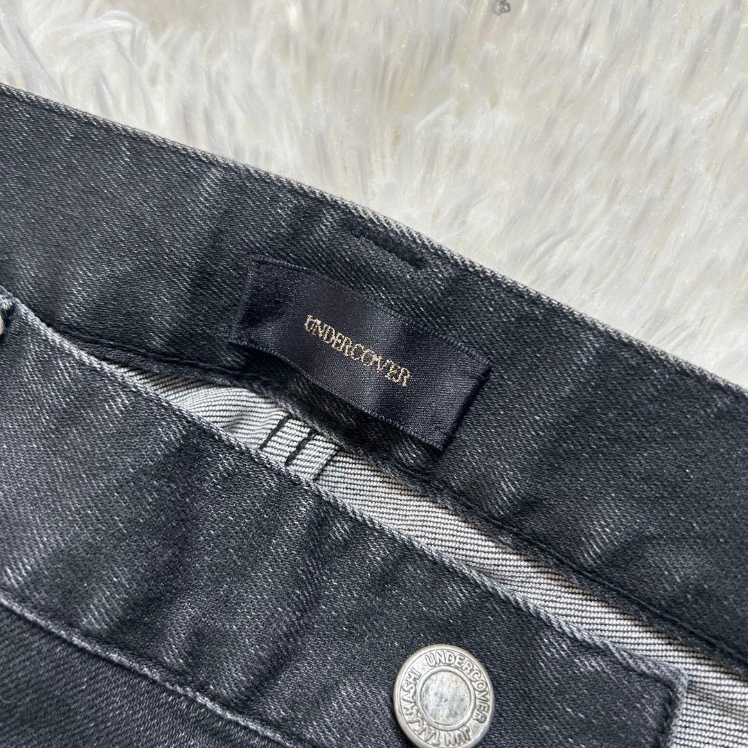 アンダーカバー　under cover デニムパンツ　スキニー　ブラック　3