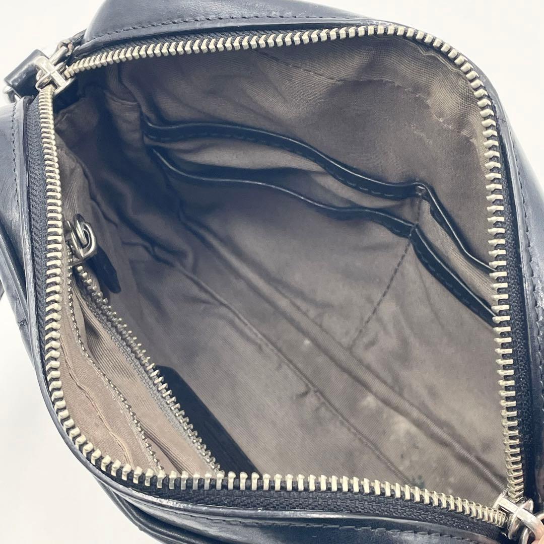 美品✨ハンティングワールド サファリ ショルダーバッグ バチュークロス ブラック