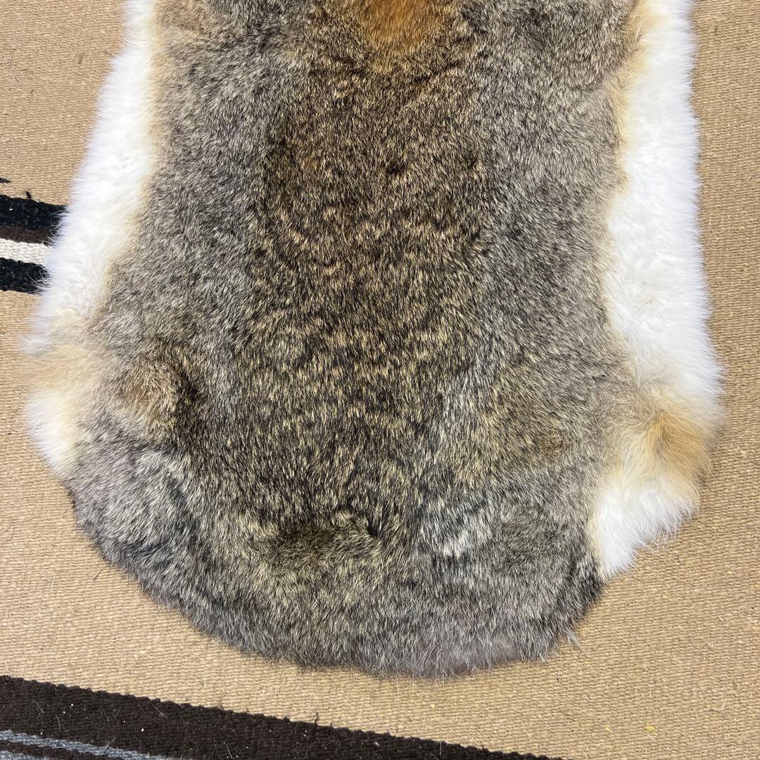 強度抜群ラビット尻あて　登山　キャンプ　毛皮敷物　山菜　釣り　山伏　ファーチェア