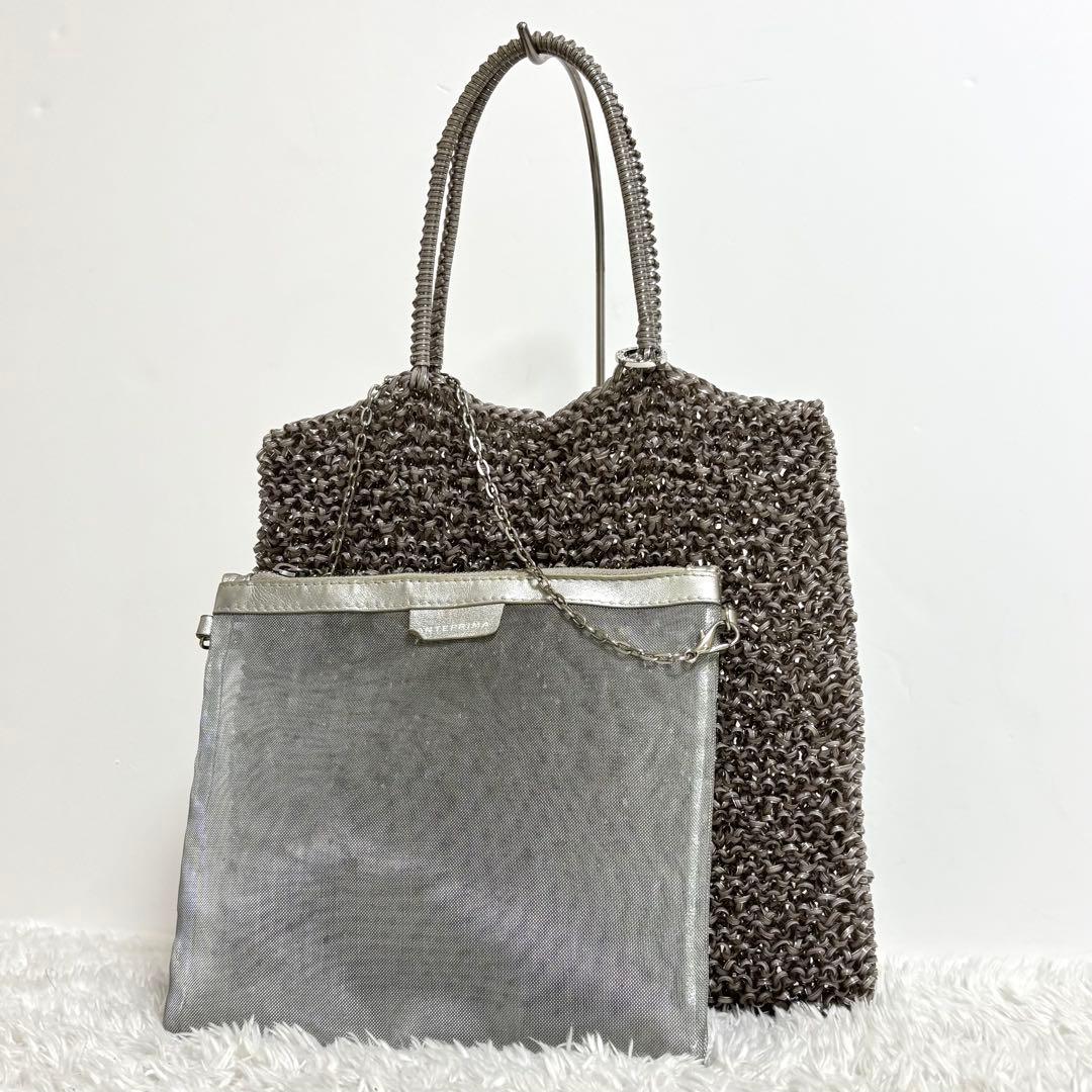 美品】 アンテプリマ ワイヤーバッグ スクエア ラージ - メルカリ