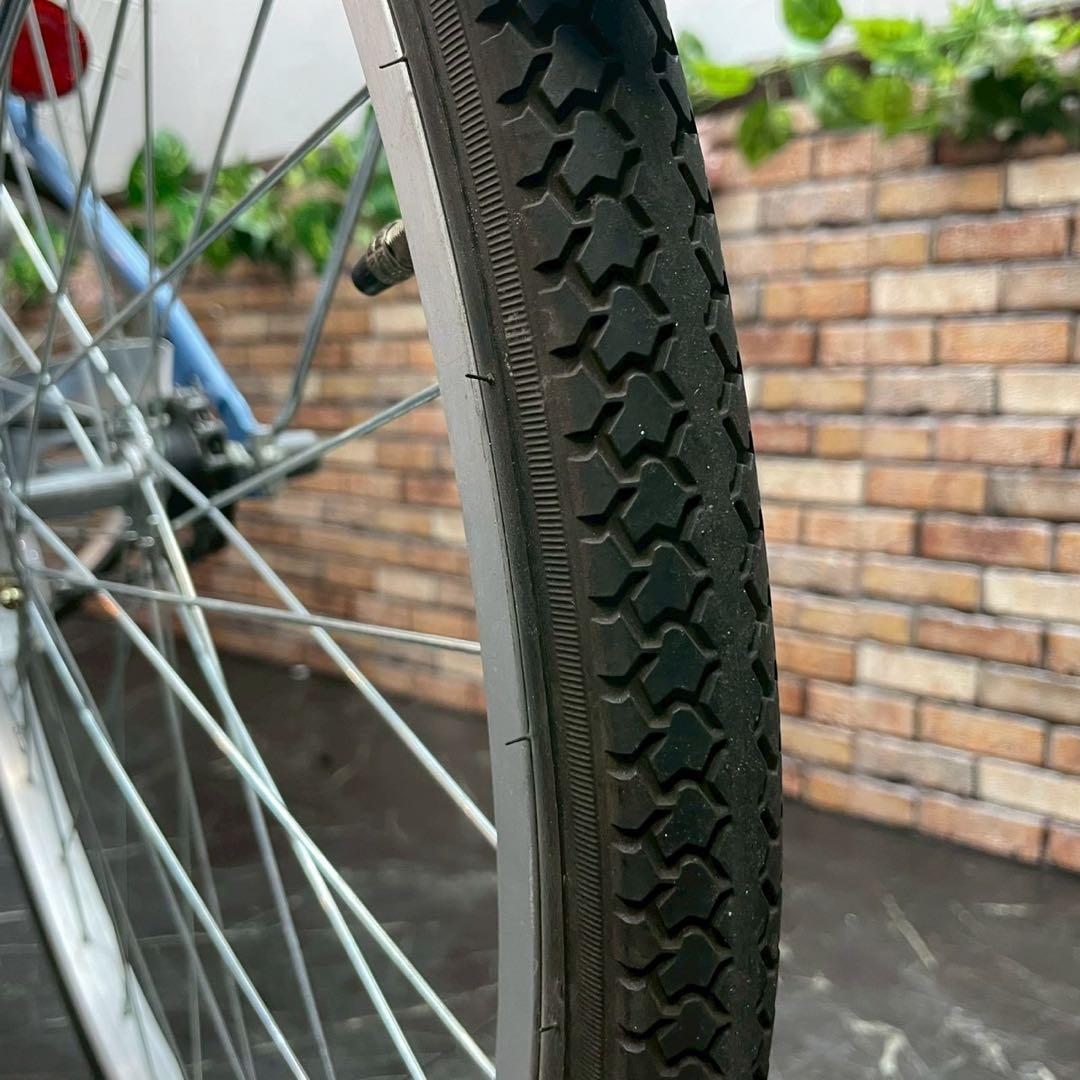 【73】子供用自転車 子供車 Chan Star ブルー 26インチ シングル