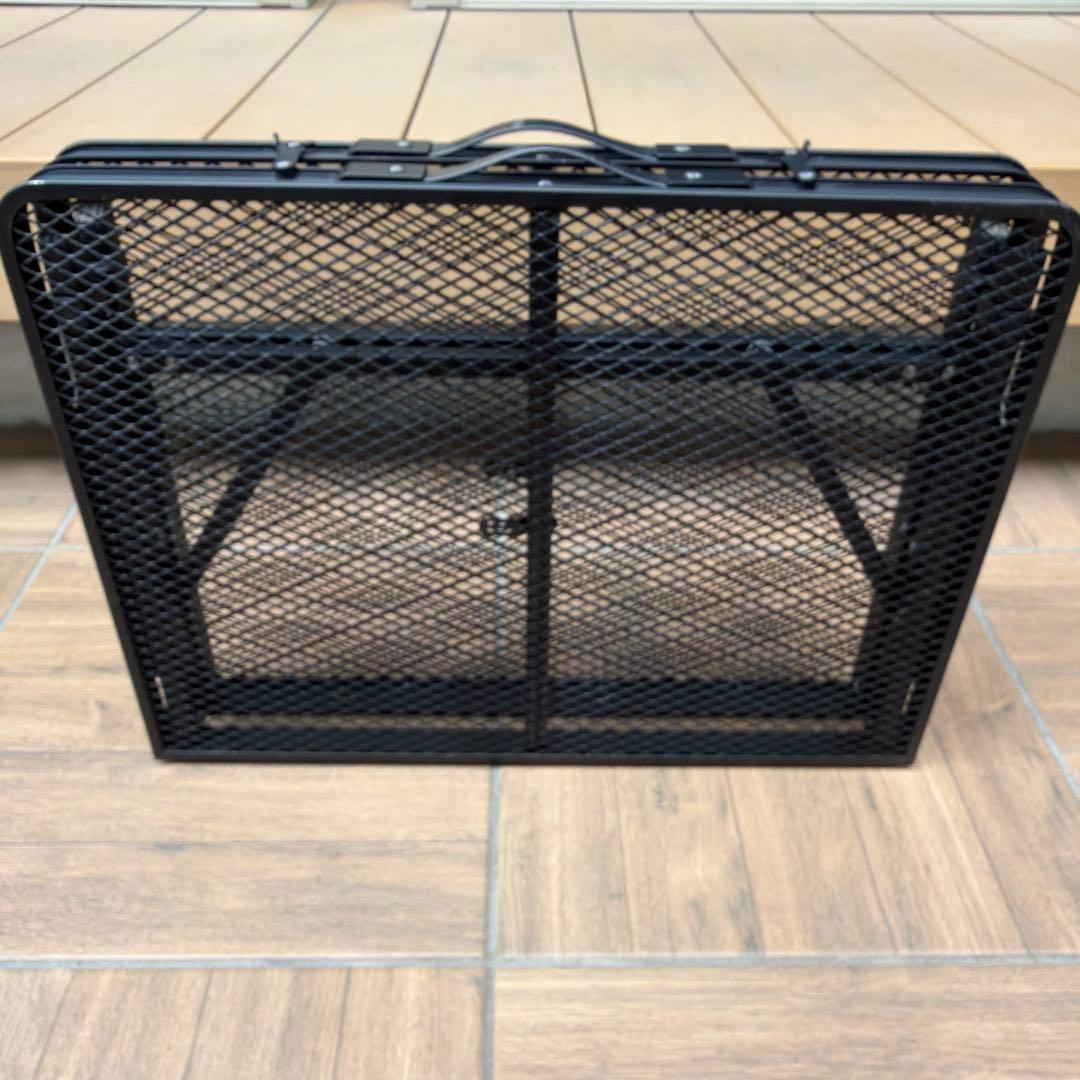 オガワ　３ハイ＆ローテーブル　タフメッシュ　ブラック