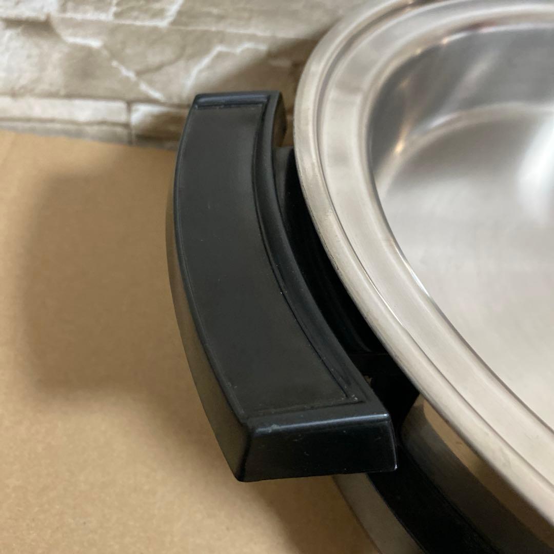 ロイヤルクイーン　IH対応品の大フライパン＆浅型電気フライパン鍋兼用蓋１枚