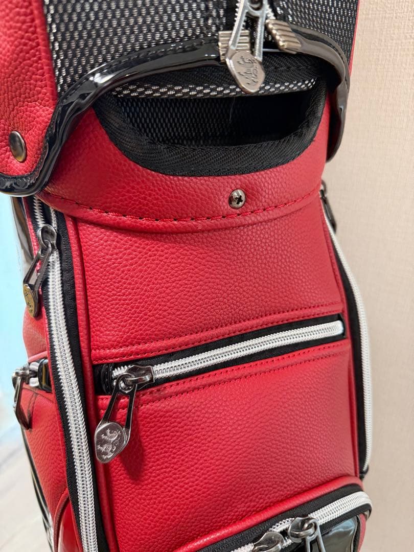★Admiral ★アドミラル★レッド★キャディバッグ★美品