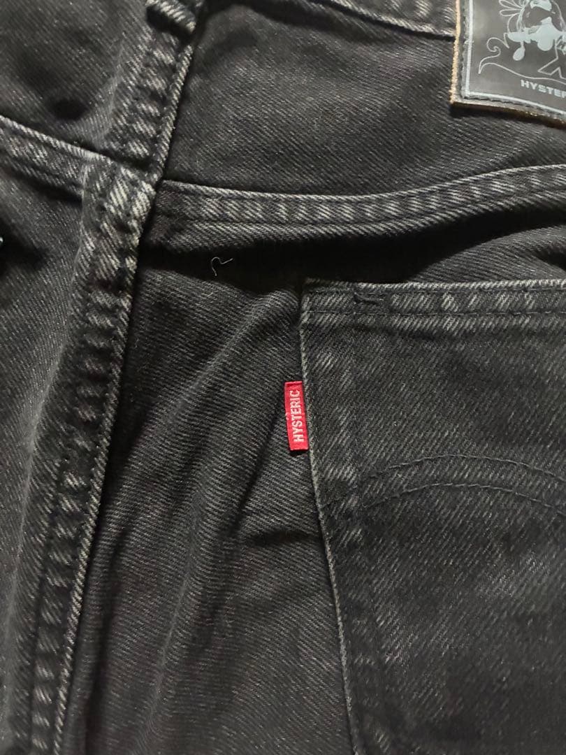 【美品】THEE HYSTERIC XXX・ウミヘビデニム・ブラック・サイズL