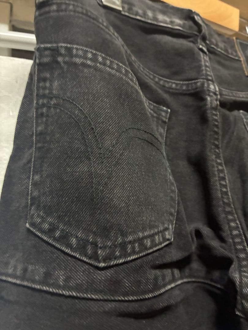 【美品】THEE HYSTERIC XXX・ウミヘビデニム・ブラック・サイズL