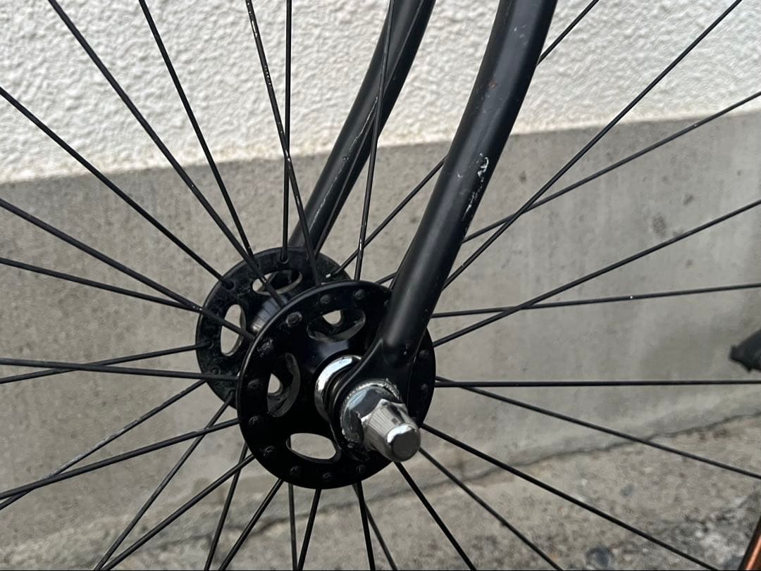 Fuji feather フジ フェザー ブラック 58cm シートポスト固着有