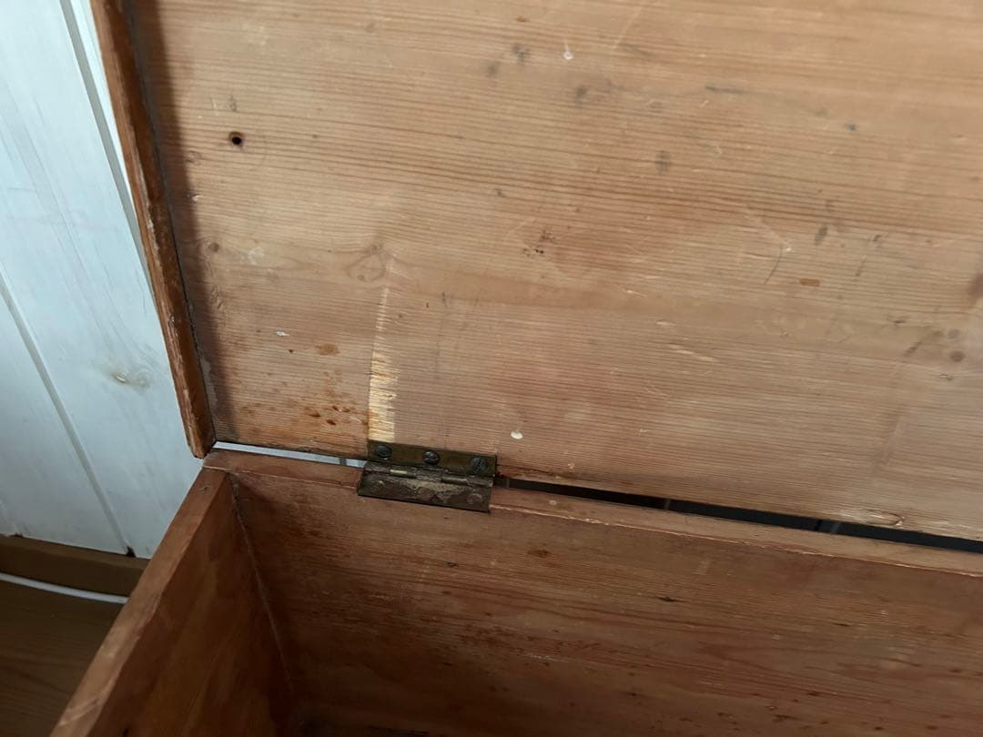 あーちゃん様専用！アンティーク オールドパイン リネンボックス